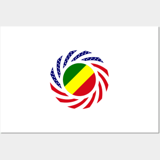 Congolese American (Republic of) Multinational Patriot Flag Series Posters and Art